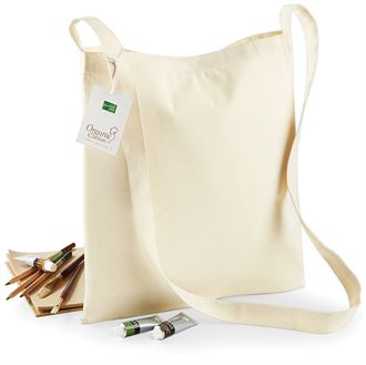Organic Cotton Sling Tote Bag