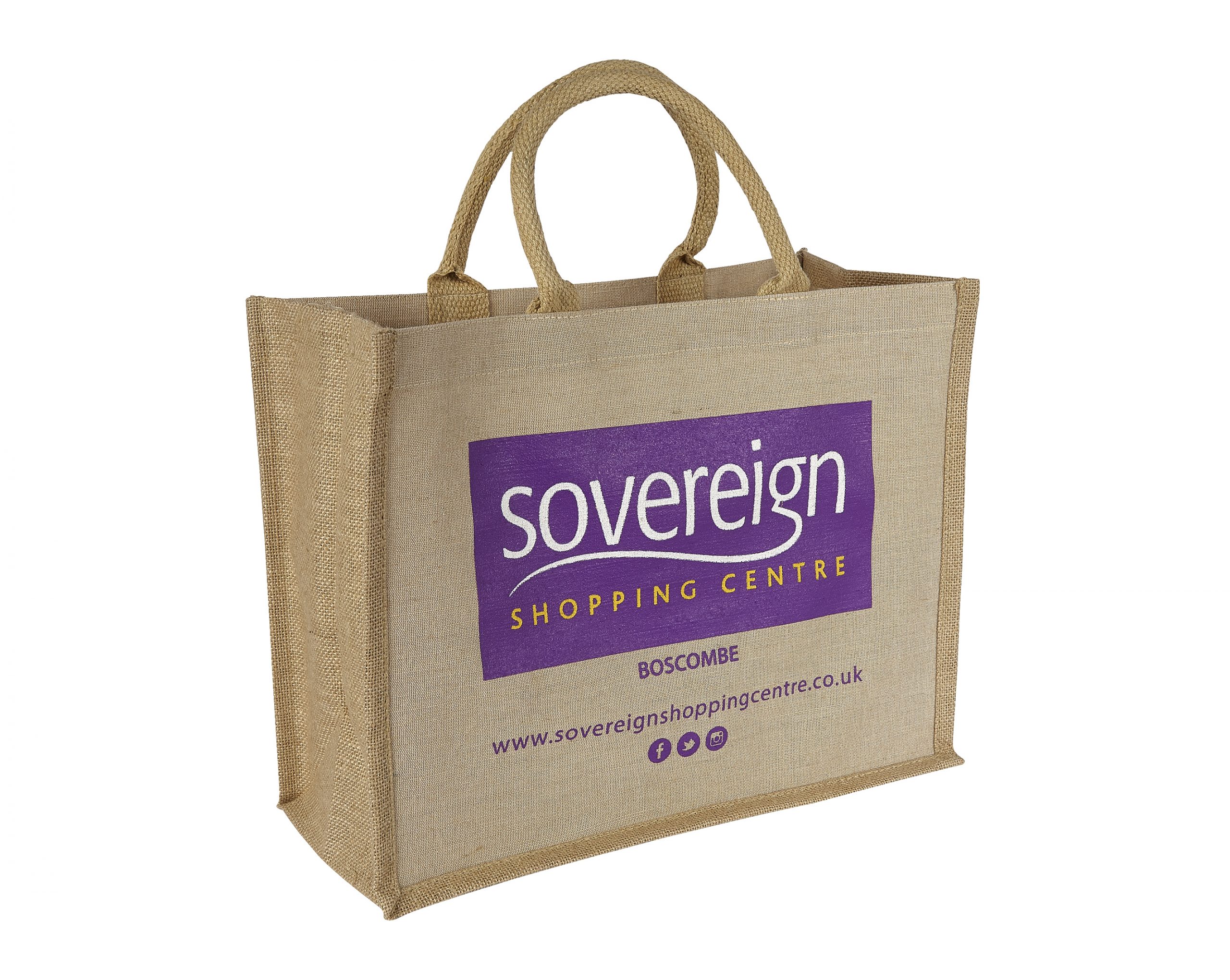 Sovereign Shopping Centre Bespoke Canberra Jute Bag