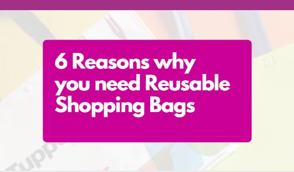 6 Reasons why you need reusable shopping bags blog header