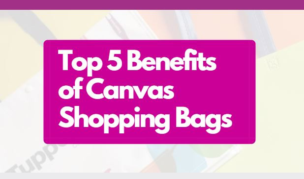 Top 5 benefits of Canvas Shopping Bags Blog Header
