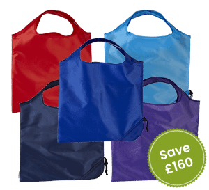Foldable shopping bag in pouch – SPECIAL OFFER