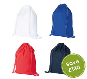 Trident Cotton drawstring bag – SPECIAL OFFER