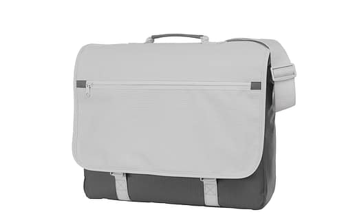 Grey and White CONGRESS Shoulder Bag