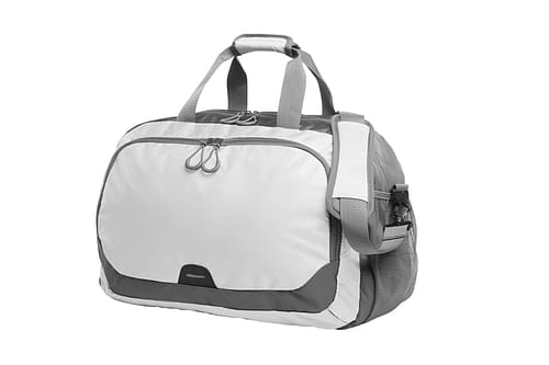 STEP White and Grey Sports Travel Bag