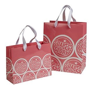 Soap and Glory Branded Carrier Bag