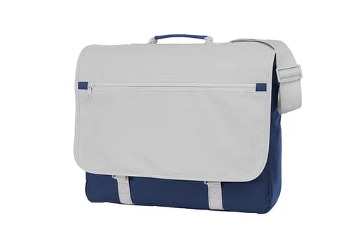 Navy Blue and White Shoulder Bag