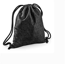 Graphic drawstring backpack