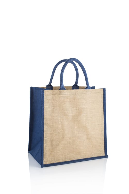 Blue Brecon Jute Bag - High Quality