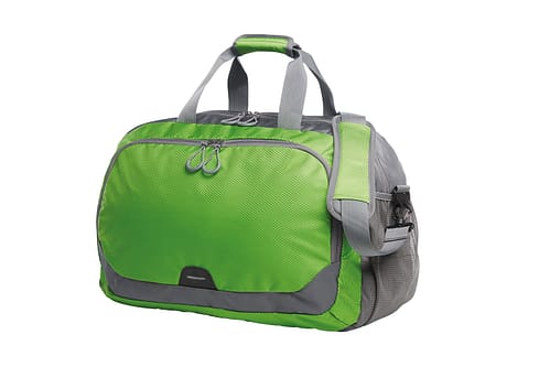 Green and Grey Sports Travel Bag